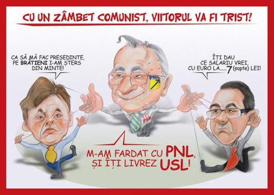 caricatura  Crin Antonescu Victor Ponta  