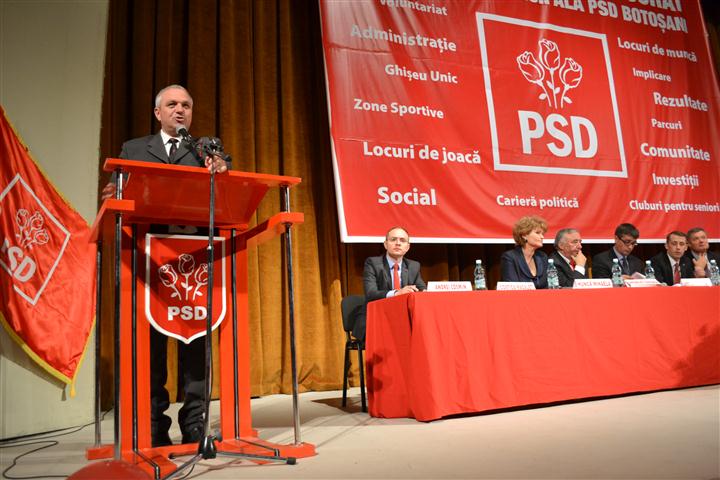 deputatul Costica Macaleti la conferinta de alegeri PSD Botosani  