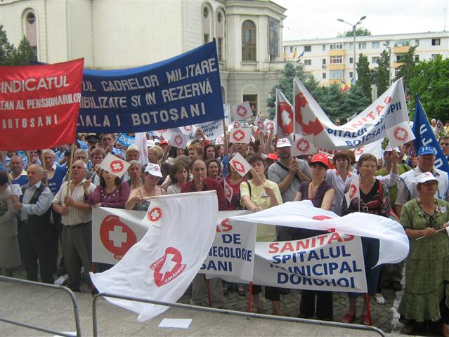 miting sindicate Botosani