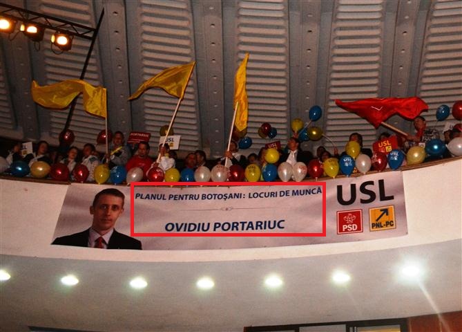 Ovidiu Portariuc a promis 2000 locuri de munca pentru Botosani 2