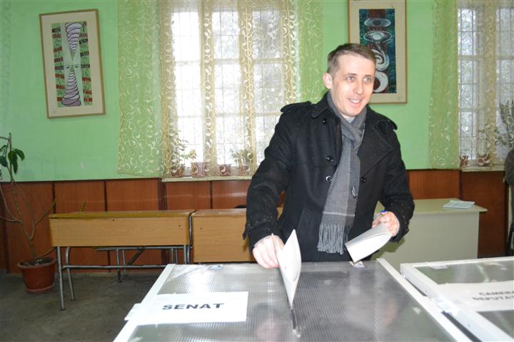 Ovidiu Portariuc vot la alegerile parlamentare  