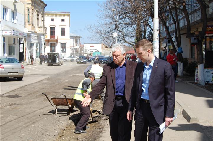 Ovidiu Portariuc in vizita la lucrarile de la drumuri  