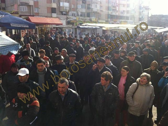 protest Piata Centrala Botosani 