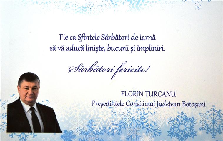 Florin Turcanu felicitare CJ Botosani PNL 