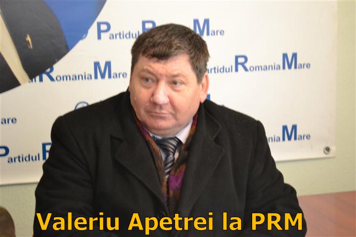 Valeriu Apetrei la PRM Botosani