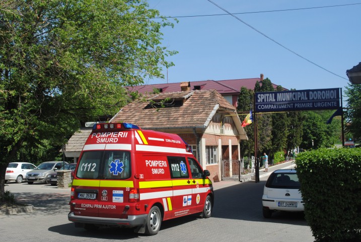 Ambulanta SMURD la Spitalul Municipal Dorohoi  