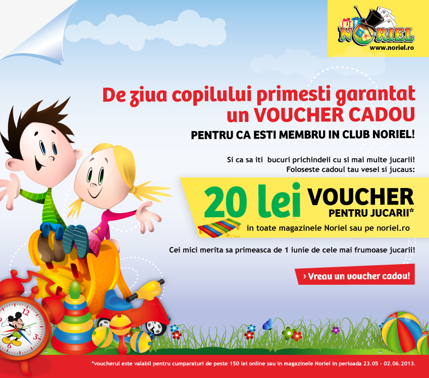 Noriel voucher uvertura mall Botosani 