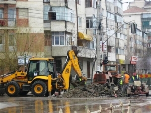 avarie apa Calea Nationala Botosani  