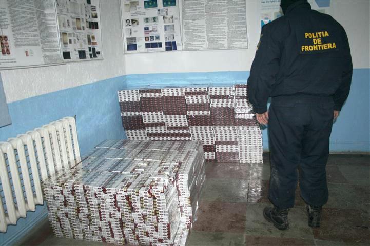 captura de peste 200000 tigari la granita cu Moldova  