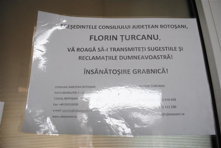 anunt spitale Florin Turcanu   