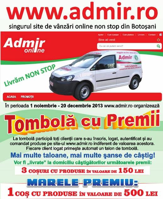 tombola admir online 