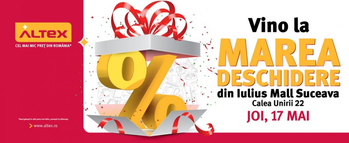 Promotii Speciale La Inaugurarea Magazinului Altex Din Iulius Mall